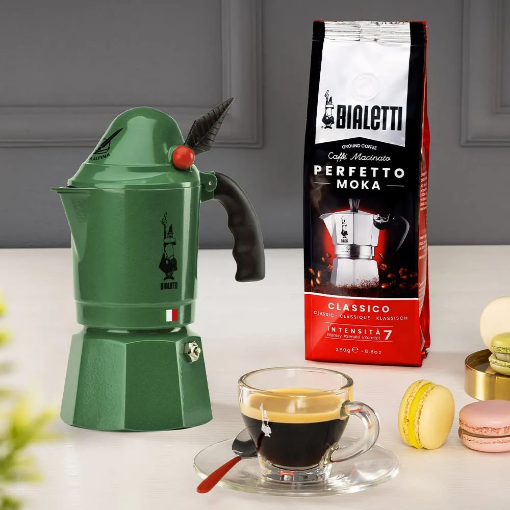 Caffettiera Espresso Moka Bialetti Alpina 3 Tazze