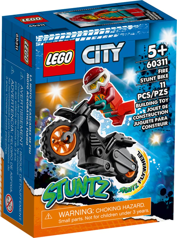 LEGO City Stunt Bike Speeder con Motocicletta da Acrobatica