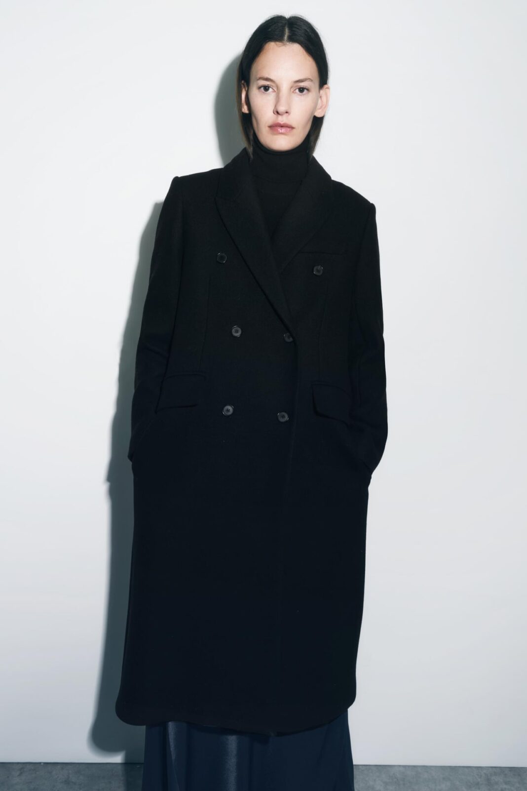 Cappotto Lungo Oversize in Misto Lana Zara